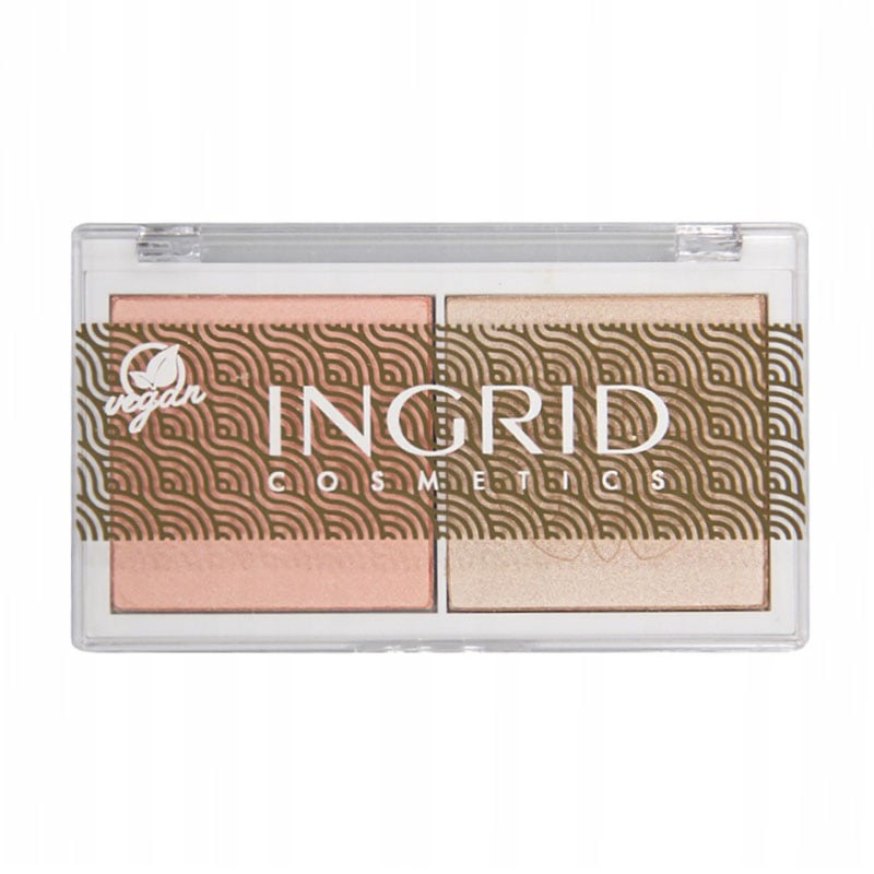 Палетка хайлайтерів для обличчя Ingrid Cosmetics Bali Highlighters Palette, 20 г